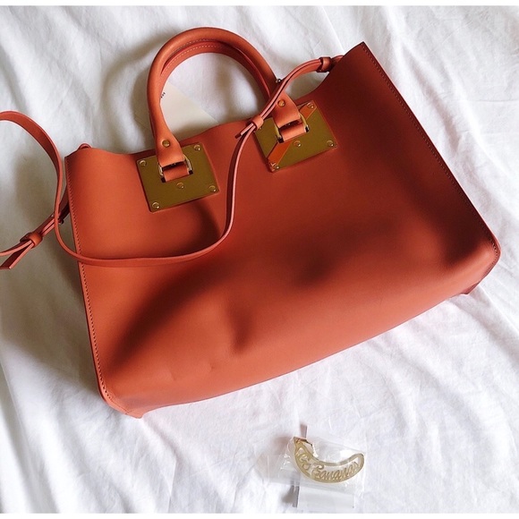 SOPHIE HULME Albion Go Bananas Leather Tote - Picture 2 of 7